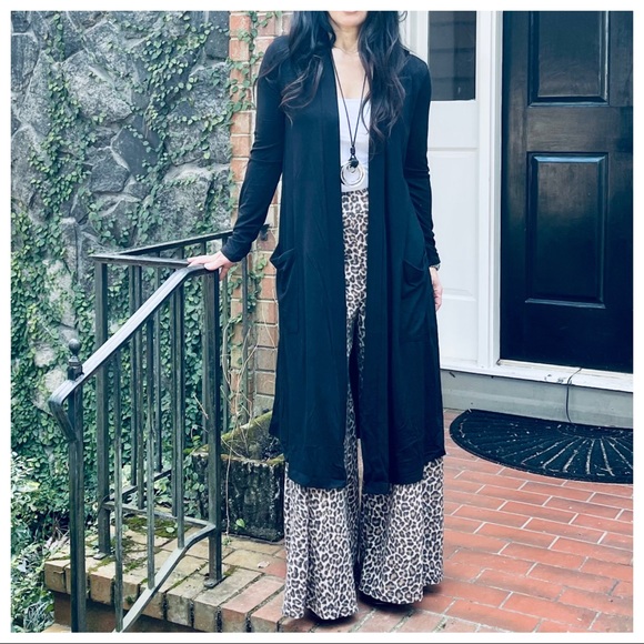 Fabulous open longline slouchy pockets cardigan - Picture 6 of 12